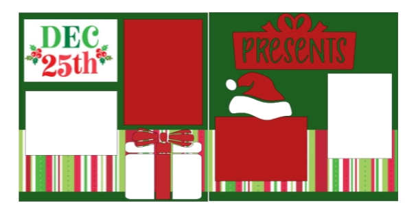 December 25th Christmas  -basic page kit